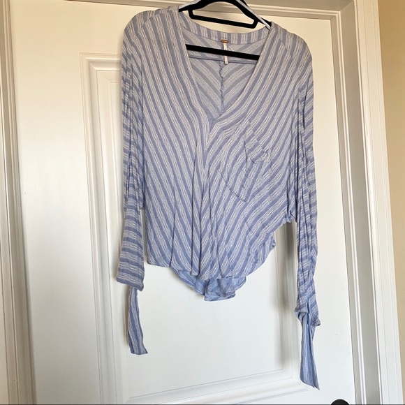 Free People Morning Stripe Dolman Top - Picture 7 of 9